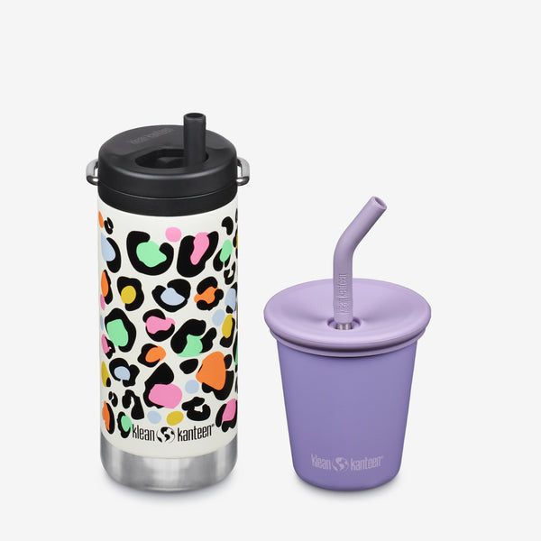 Kid’s Sippy Cup and Wide Water Bottle Set - KleanKannteen