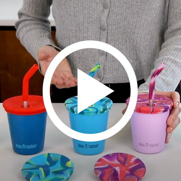 Kid’s Sippy Cup and Wide Water Bottle Set - KleanKannteen