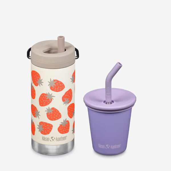 Kid’s Sippy Cup and Wide Water Bottle Set - KleanKannteen