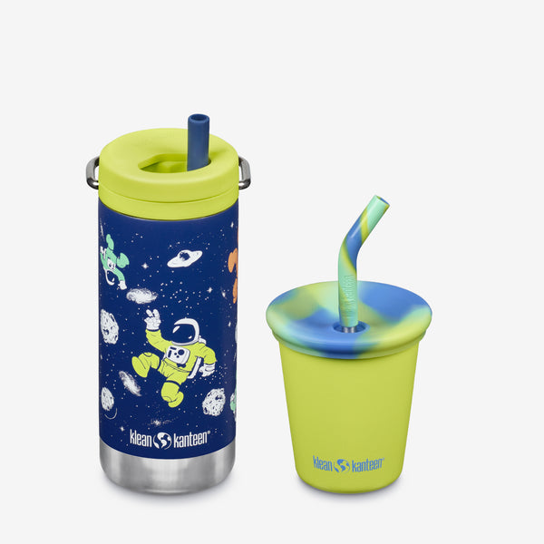 Kid’s Sippy Cup and Wide Water Bottle Set - KleanKannteen