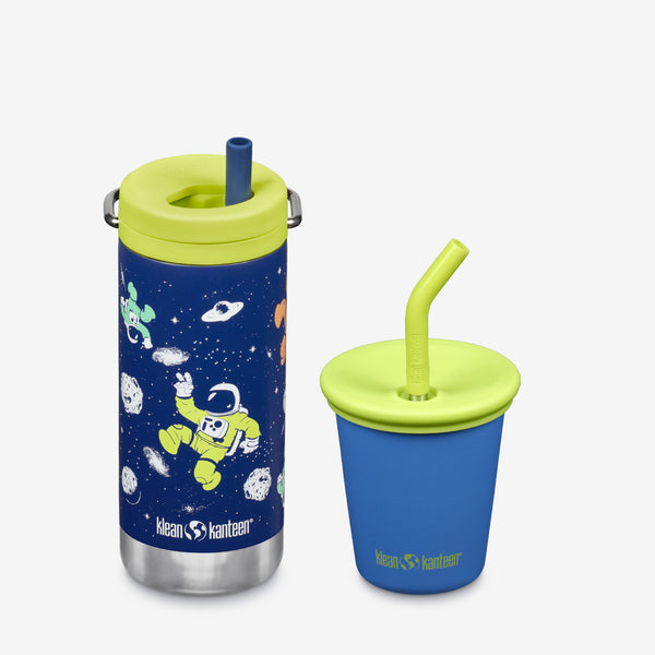 Kid’s Sippy Cup and Wide Water Bottle Set - KleanKannteen