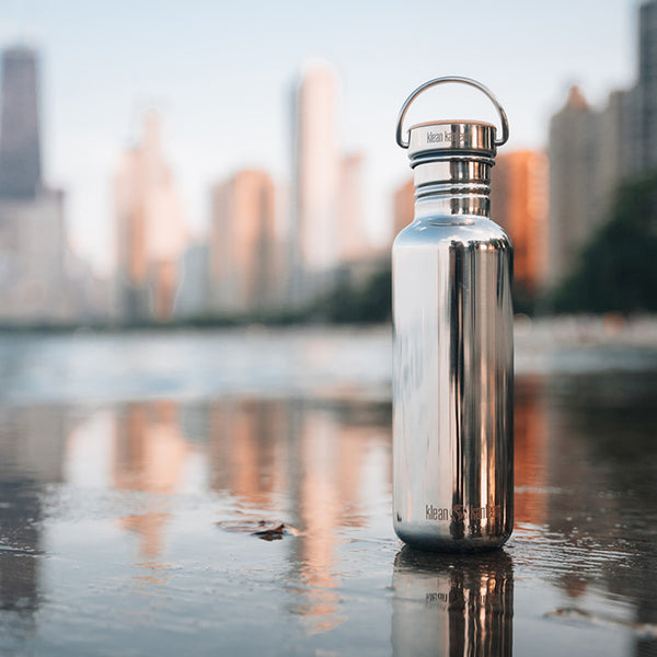 27oz Reflect with Bamboo Cap - KleanKannteen