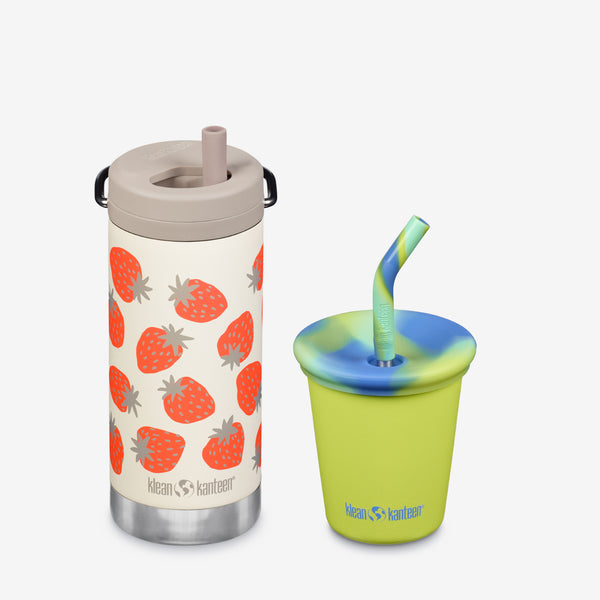 Kid’s Sippy Cup and Wide Water Bottle Set - KleanKannteen