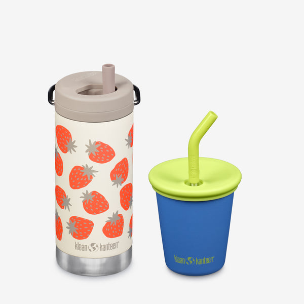 Kid’s Sippy Cup and Wide Water Bottle Set - KleanKannteen
